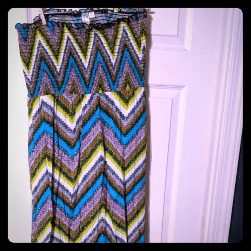 Woman's size L Boho Island  Maxi Dress
